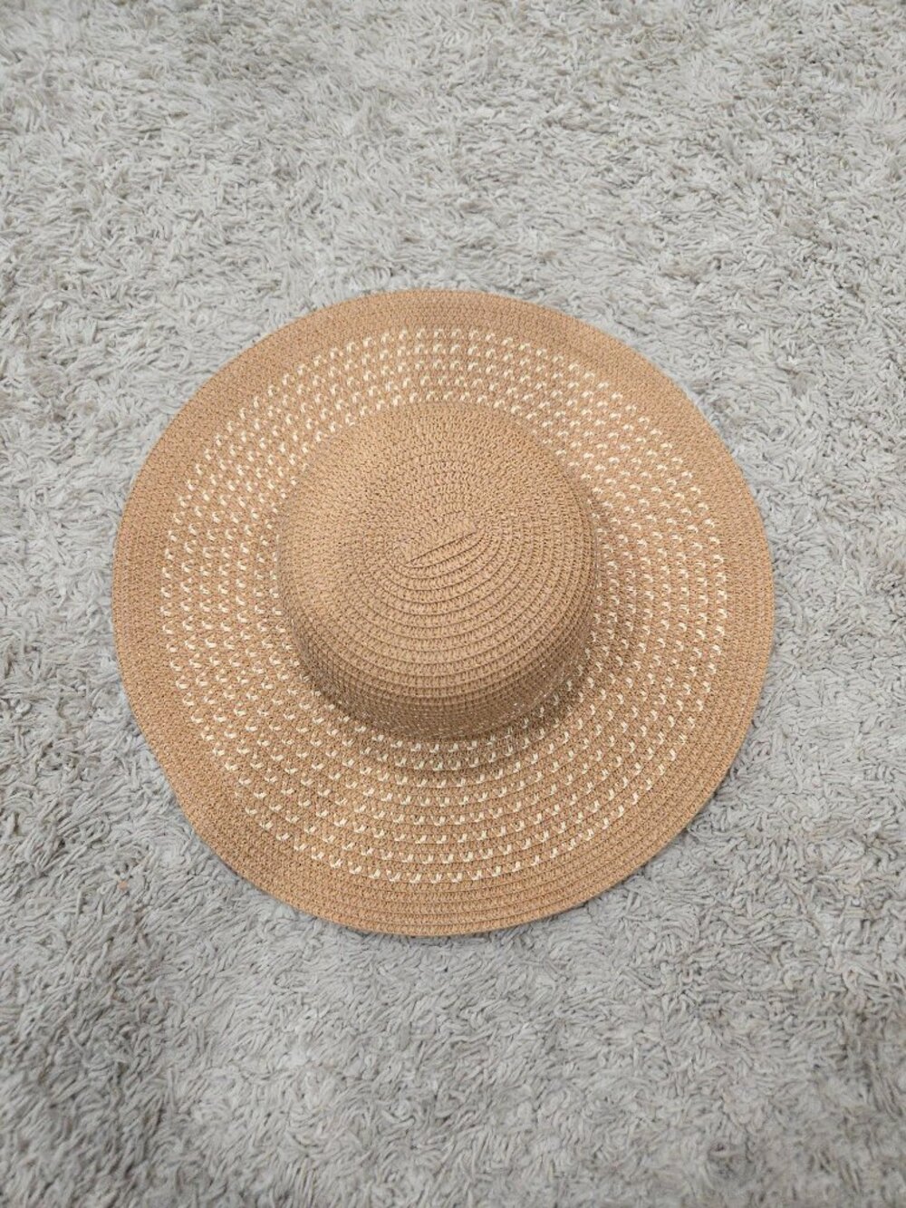 Christian Lacroix CLX Straw Hat Woven Sun Hat Beach Day - Picture 7 of 10